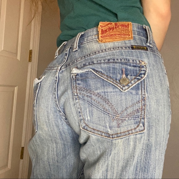 Vintage Lucky Brand Wide Leg Jeans - Picture 3 of 4